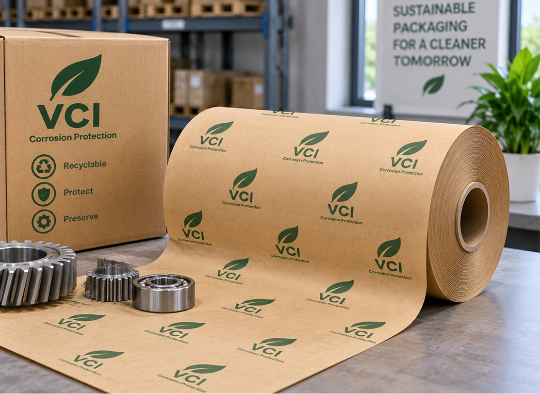 Recyclable VCI Kraft Paper Roll